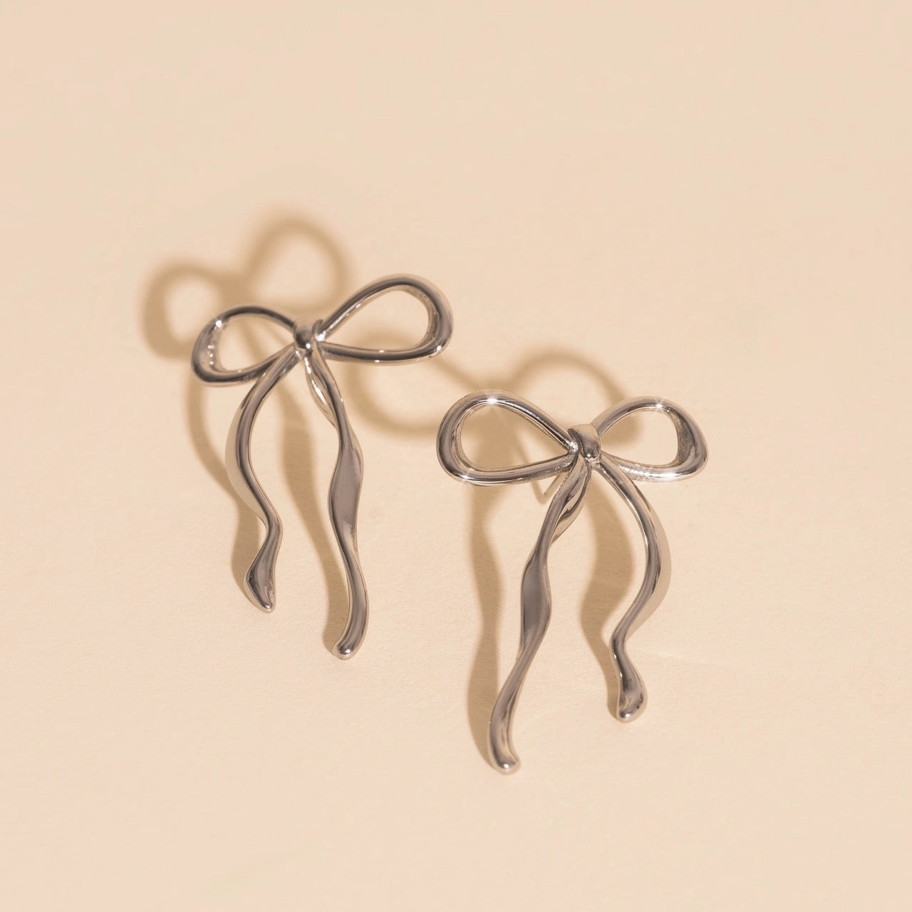 Precious Design Jumbo Bow Stud Earrings