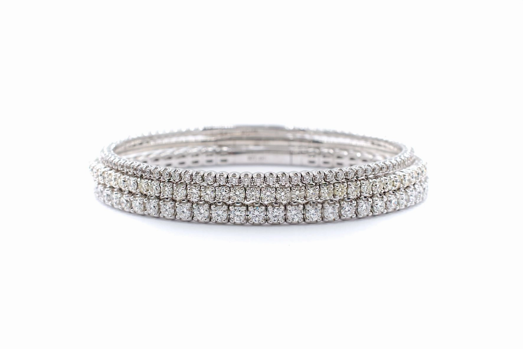 Perpetual View Sweet Composites Flexible Diamond Tennis Bracelet