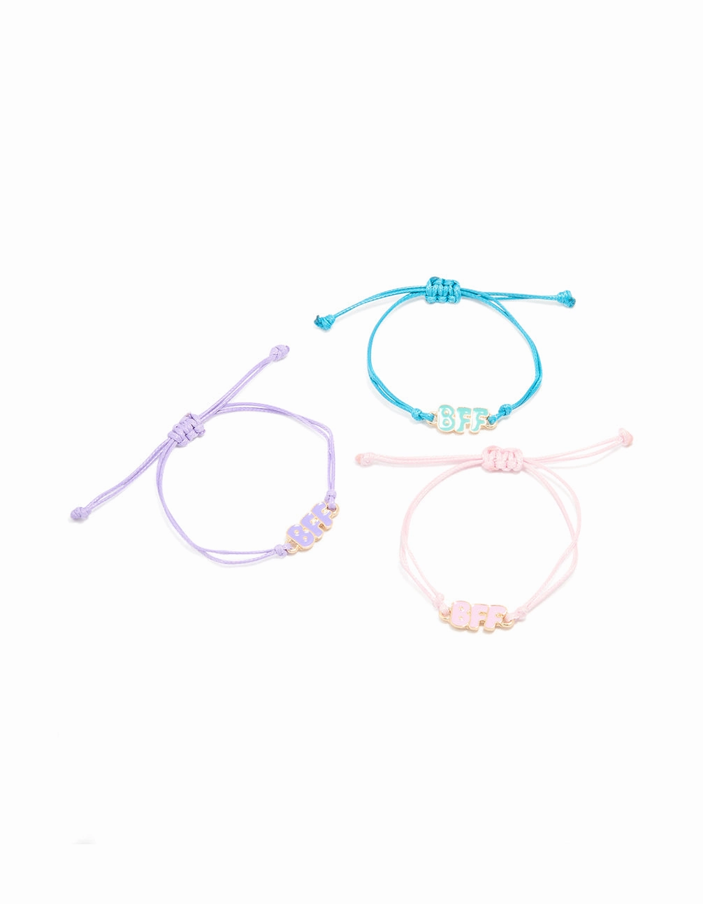 Everyday Layer Unique Element Kids Pastel Bubble BFF Bracelets 3-Pack