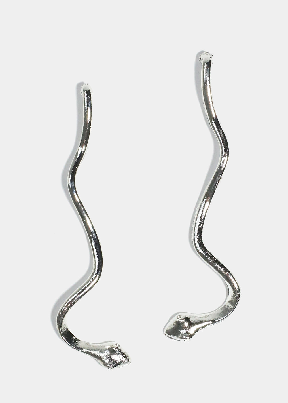 Snake Earrings Polished Radiance