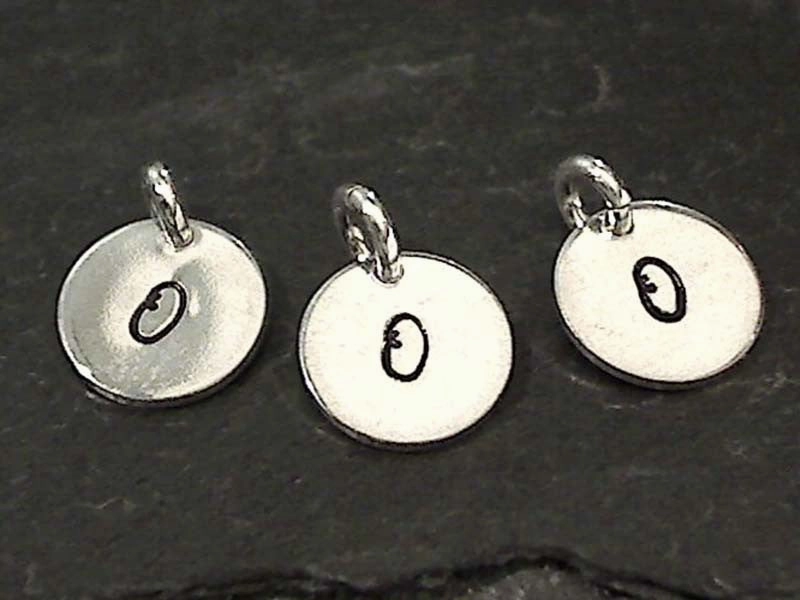 Letter O Charm, Sterling Silver Chic Choice Bold Appeal