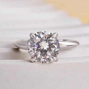 elegant design Refund Available Louily Sparkle Round Cut Engagement Ring