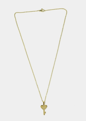 Love Heart Key Necklace Distinct Feature Glam Day