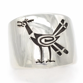 Silver Edge Sophisticated Design Finish Joe H Quintana Cochiti Handmade Sterling Silver Cuff Bracelet