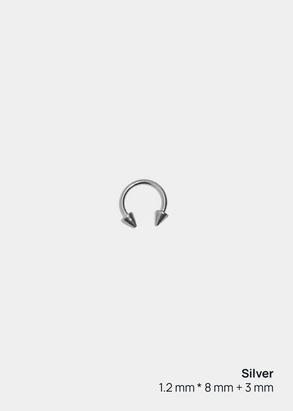 Lux Appeal Miss A Body Jewelry - Spiked Horseshoe Hoop Earring