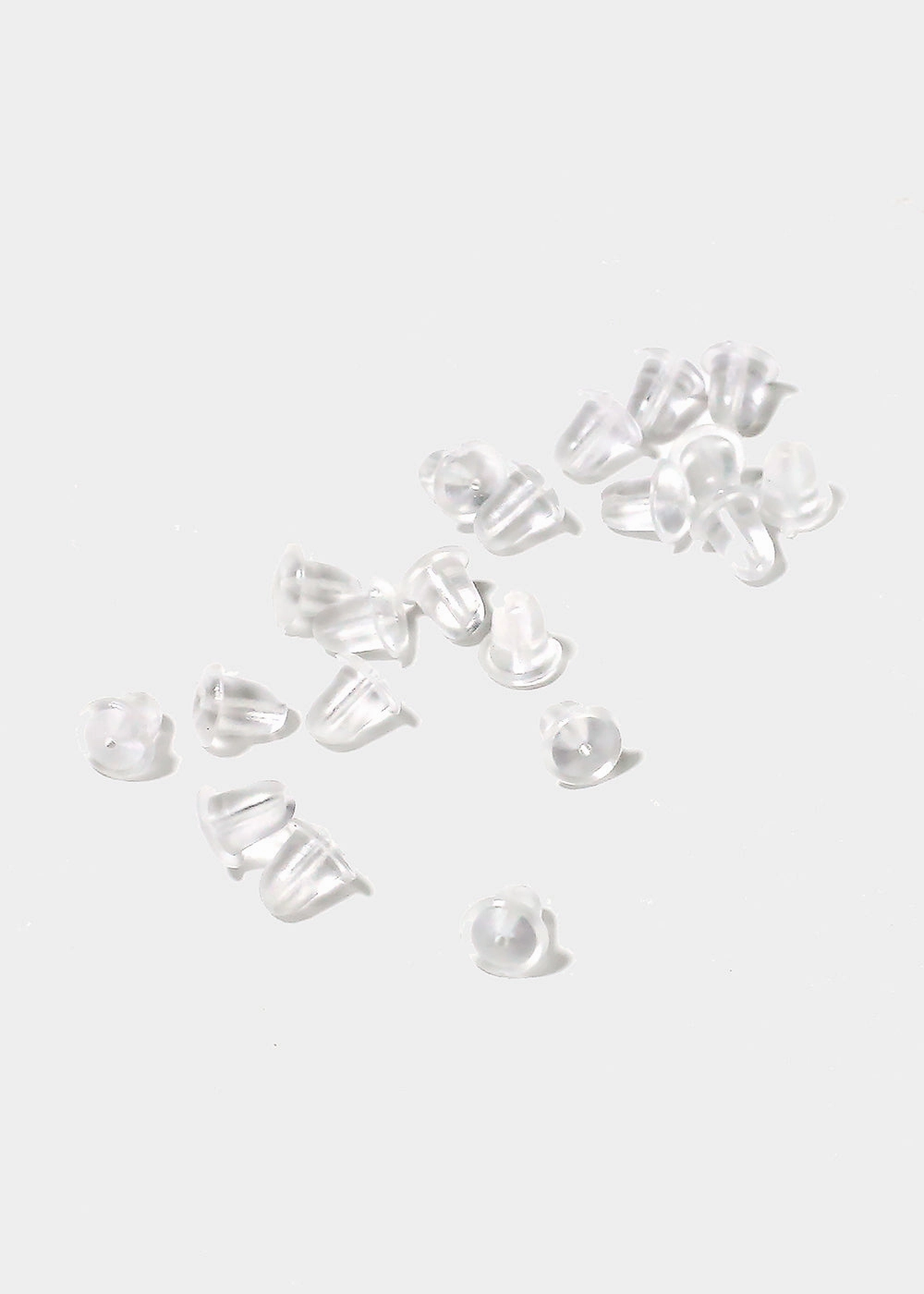 Miss A Earring Backs Clear Silicone Captivating Accent Cozy Mood