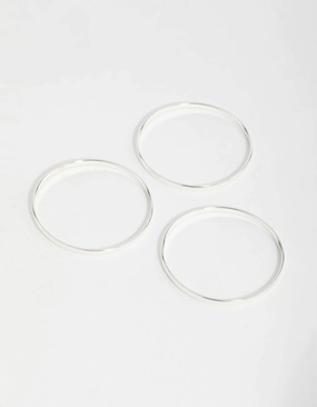 Silver Basic Bangles 3-Pack Galactic Admiration