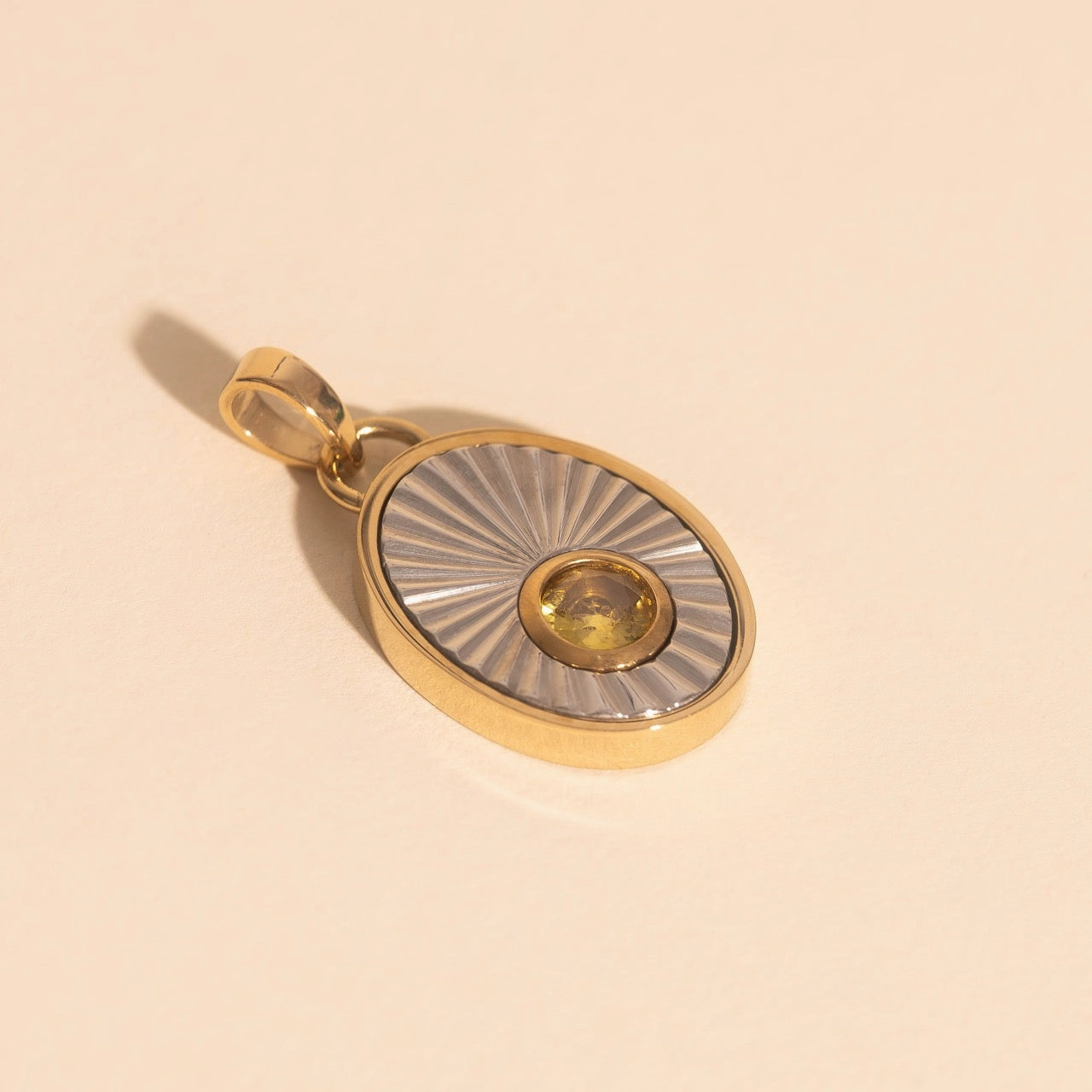 Luxury Aura November Birthstone Necklace Charm