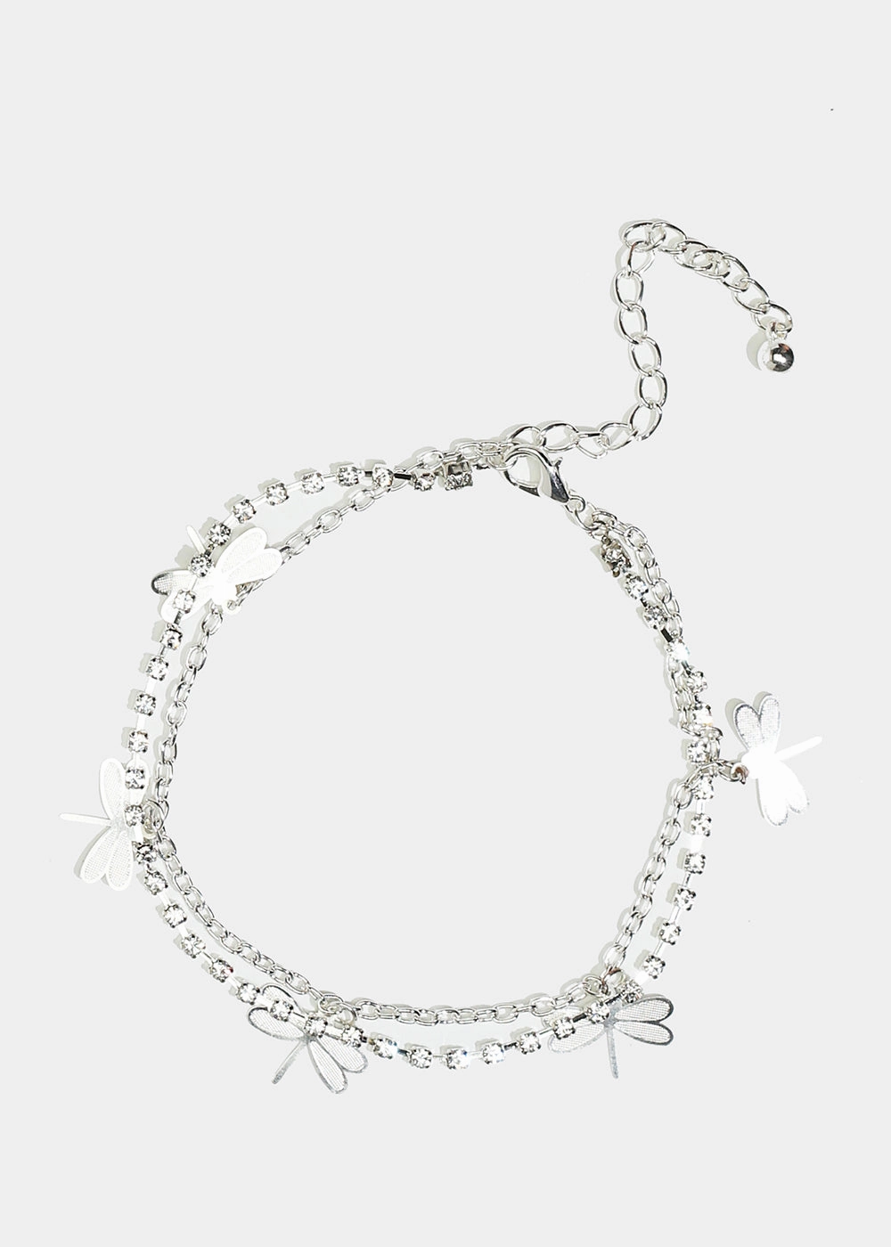 Statement Edge Exquisite Edge Dragonfly Charm Anklet