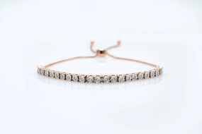 Welcoming Vision Instant gratification Diamond Illusion Set Bolo Adjustable Bracelet