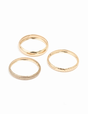 Limited Story Gold Stacking Bangles 3-Pack