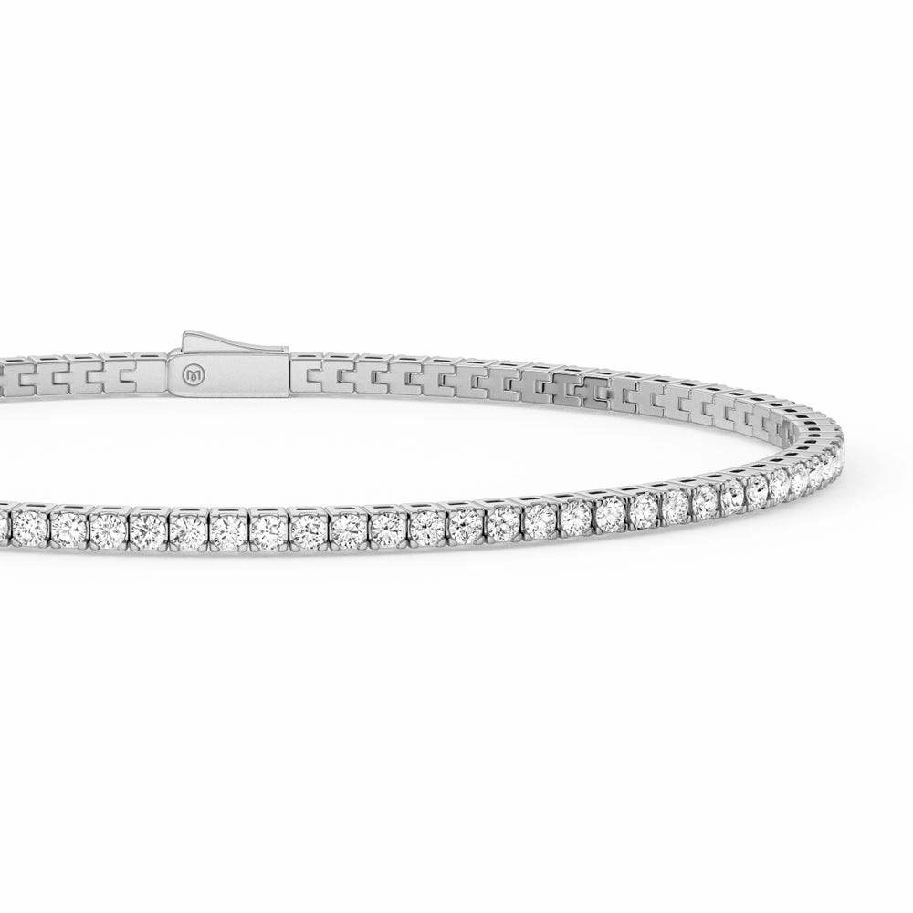 Ethnic Folklore Modest Price Classic 2.5mm Moissanite Basket Tennis Bracelet