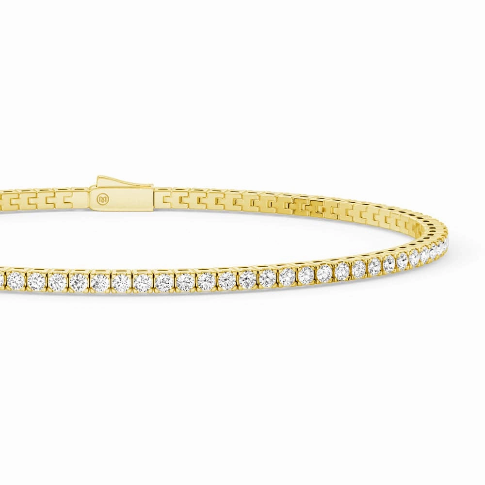 Classic 2.5mm Moissanite Basket Tennis Bracelet Diamond Tier Advantageous Alliance