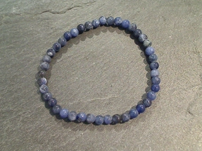 Simple Touch Sodalite 4MM Stretch Bracelet