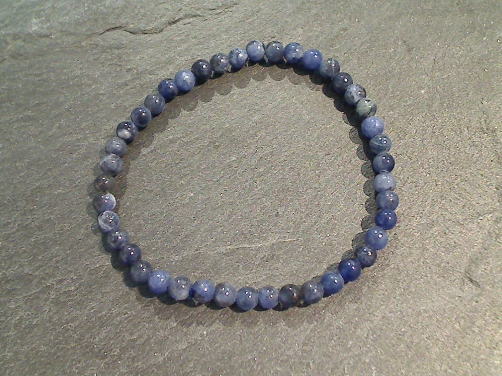 Simple Touch Sodalite 4MM Stretch Bracelet