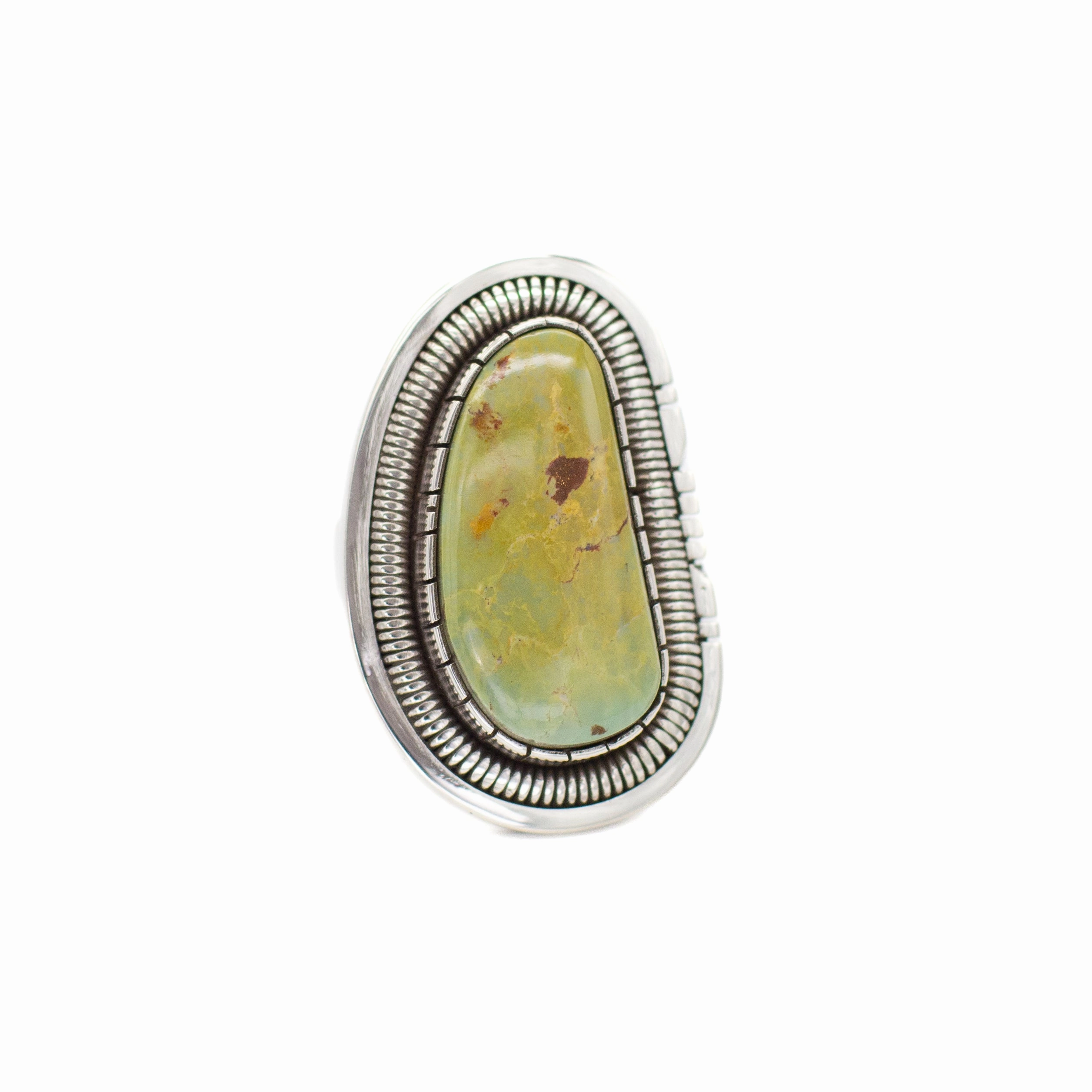 Walter Vandaver Navajo Handmade Sterling Silver Turquoise Ring Timeless Spark