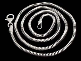 Dainty Touch 18" Thick Gauge Sterling Silver Snake Chain