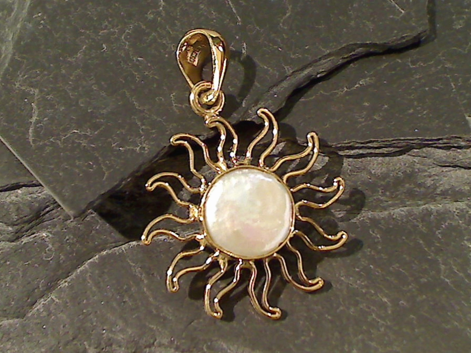 Coin Pearl, Alchemia Sun Pendant Iconic Feature Luxury Shine