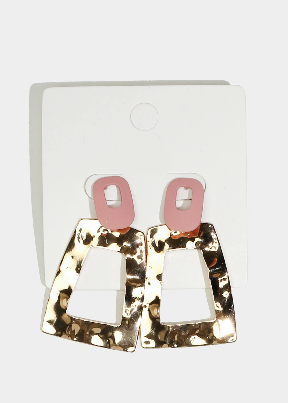 High Class Modern Glow Colorful Textured Earrings