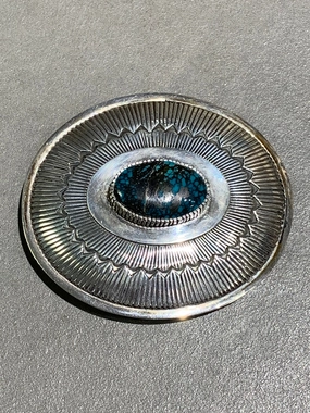 Alluring Design Festive Set Gibson Nez Navajo Sterling Silver Turquoise Buckle