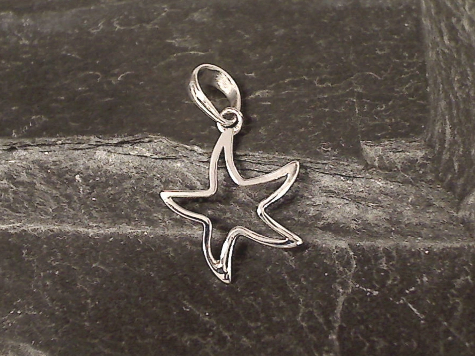 Sterling Silver Star Pendant Handcrafted Jewelry Finish