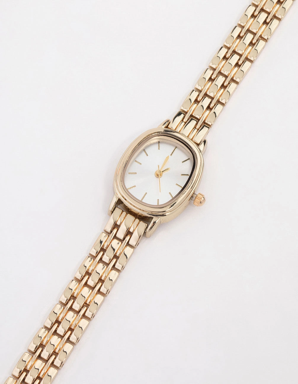 Small Gold Oval Watch City Style
