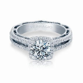 Diamond Engagement Ring Verragio Venetian Collection 5007CU Brilliant Jewelry Classic Creation