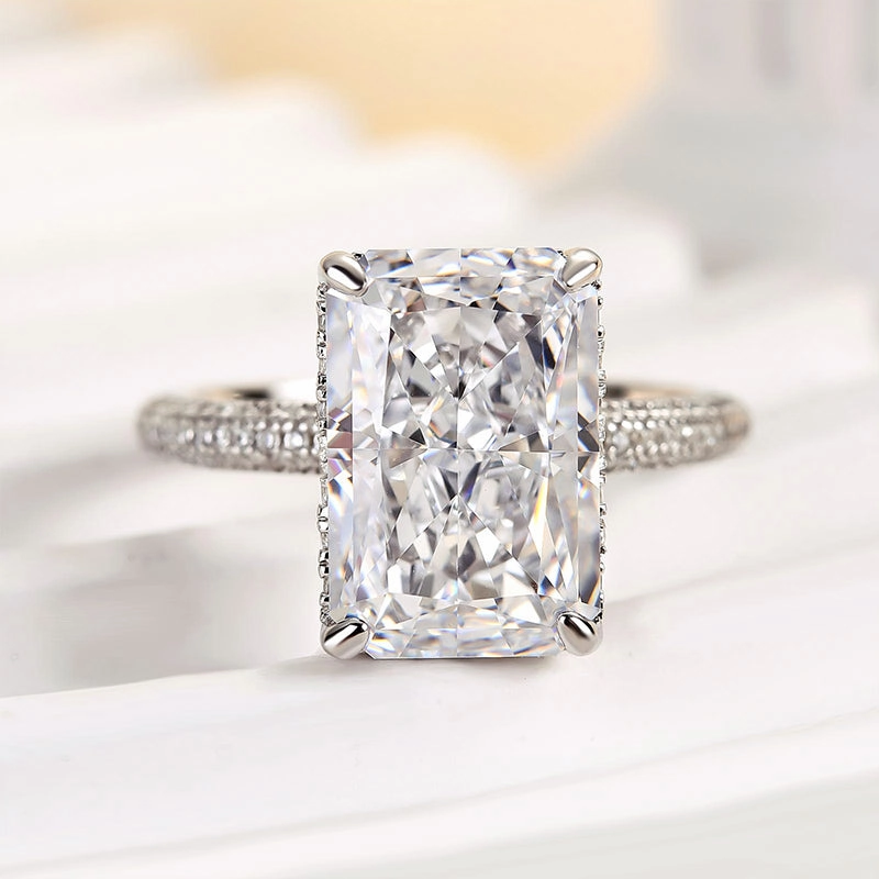 Shared Experience Louily Elongated Radiant Cut Engagement Ring