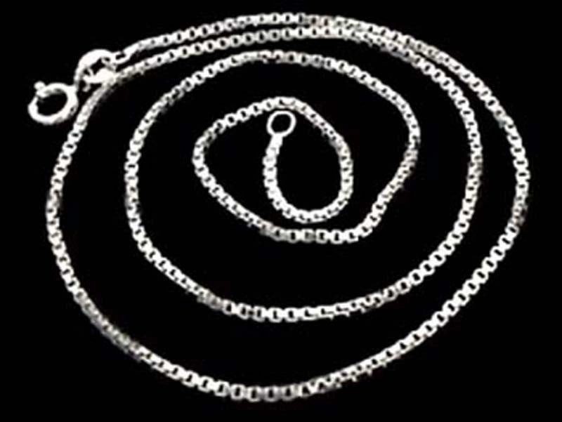 Glow Mode Showstopper Look 24" Thick Gauge 1.2mm Box Chain, Sterling