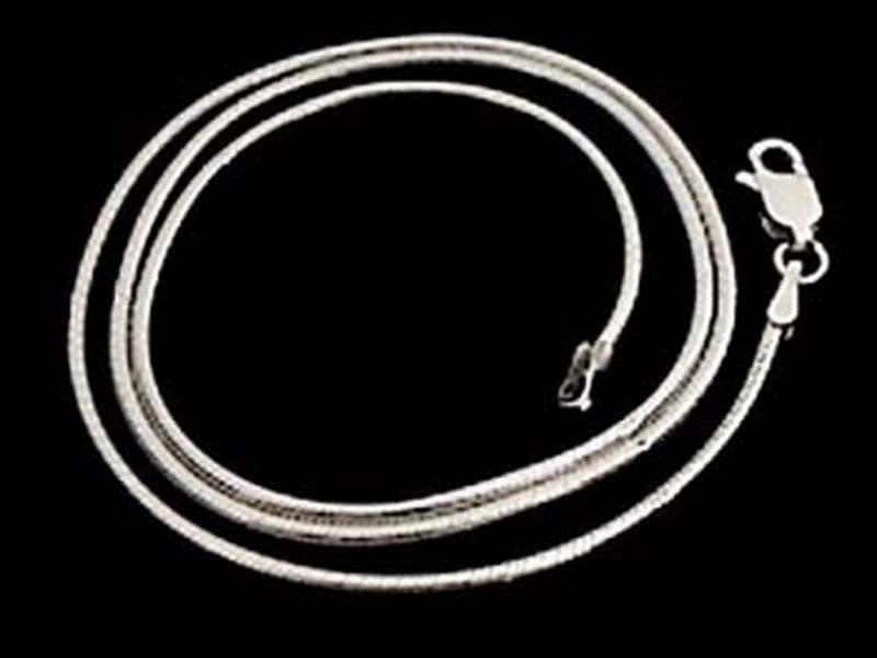 18" Med. Gauge 1.5mm Snake Chain, Sterling Sparkle Ready Charming appeal