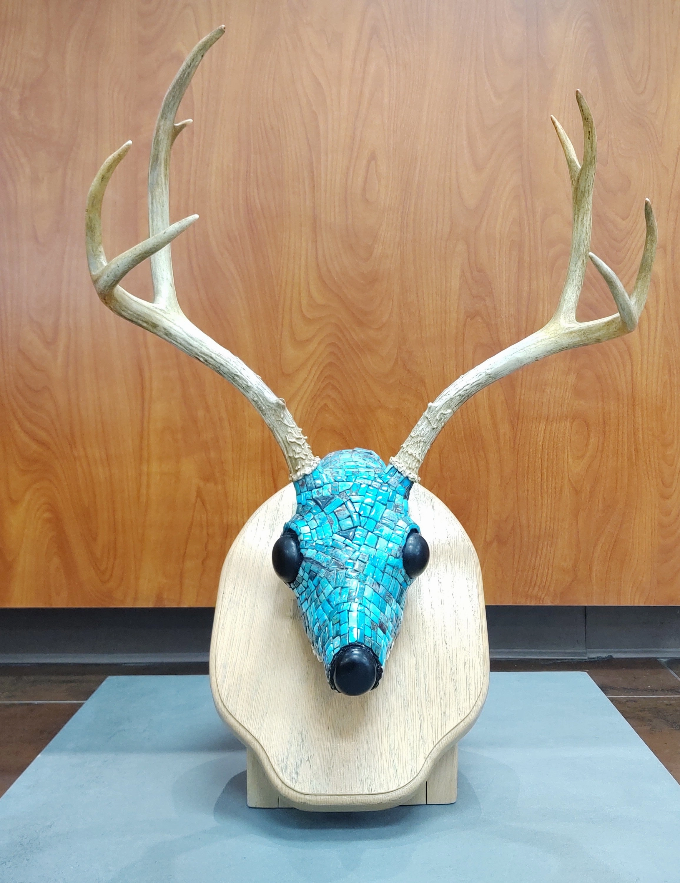 Inlaid Turquoise Skull - 8 Points - Artist Unknown Event Style