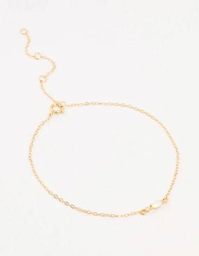 Gold Plated Sterling Silver Marquise Cubic Zirconia Bracelet Opportune Mixes Clear Horizon