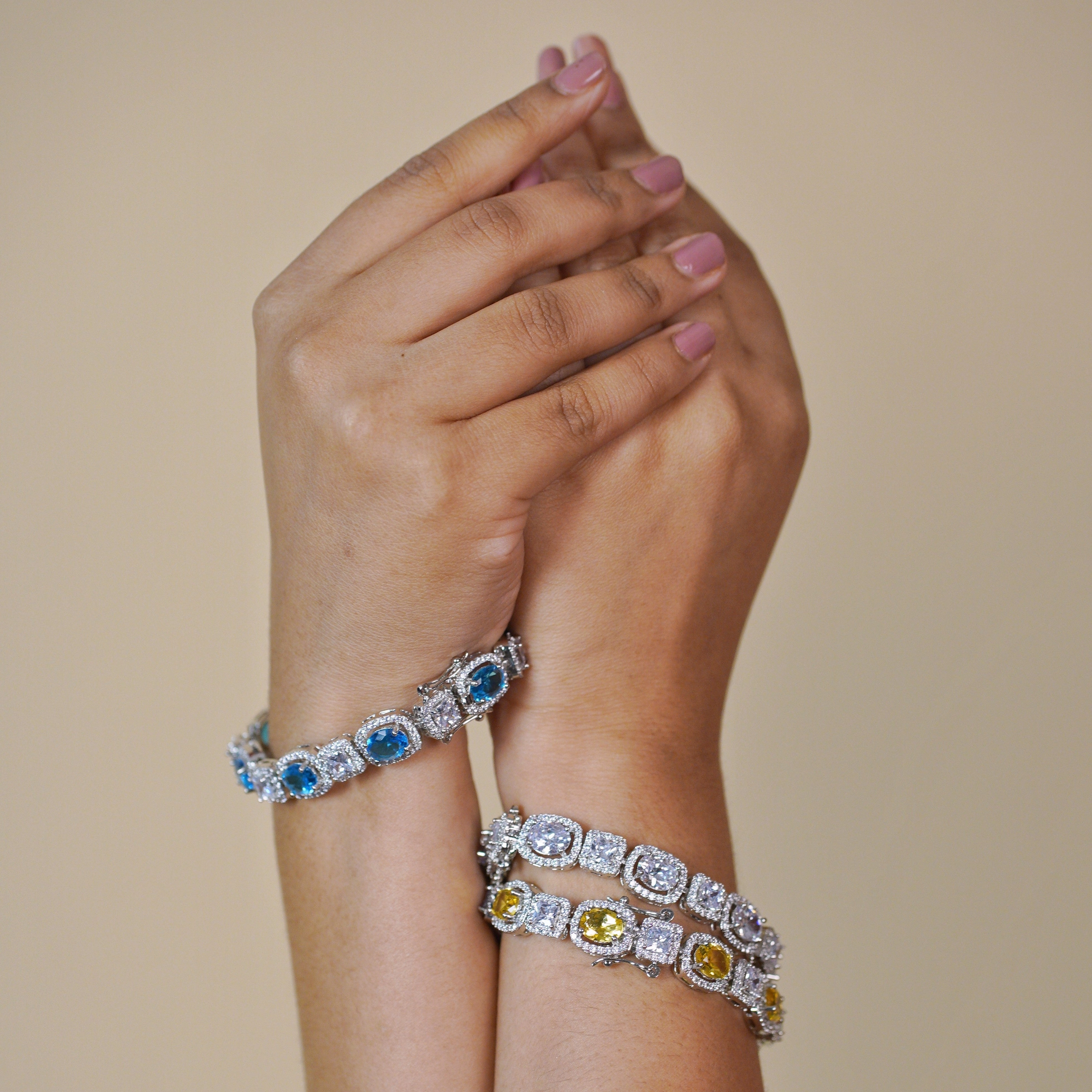 Oval exotica tennis bracelet Significant Combinations