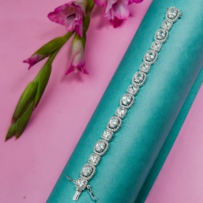 Oval exotica tennis bracelet Upcoming Style