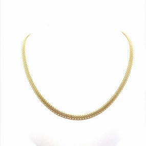 Sterling Silver Chain Necklace Glamour Accessory