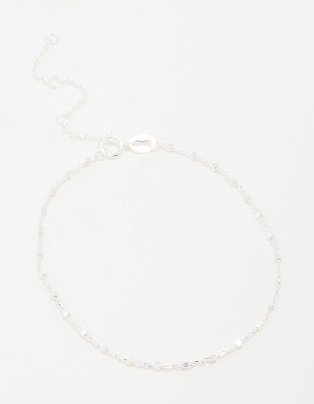 Selling Fast Sterling Silver Cube Chain Bracelet