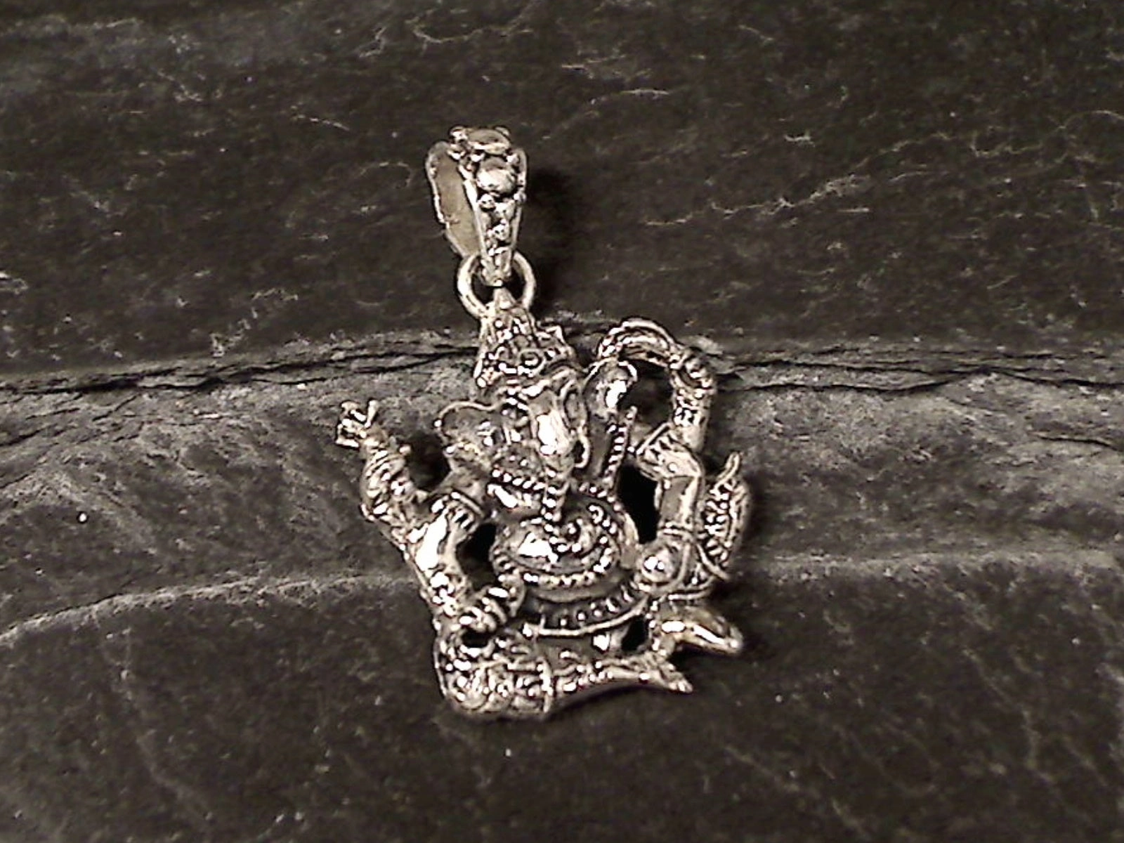 Sterling Silver Ganesha Pendant Distinctive Highlight Creative Match