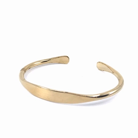Sterling Silver Gold Plated Bangle Bracelet Glow Mode