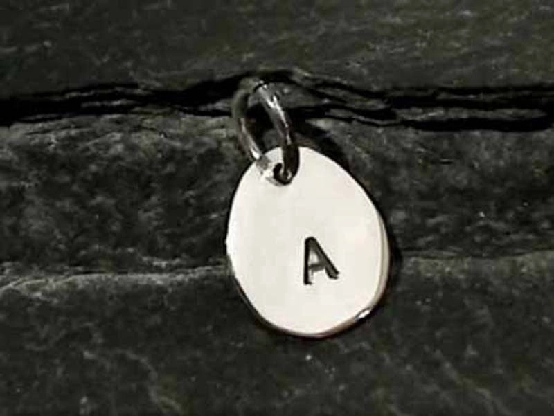 Sterling Silver Letter "A" Charm Formal Gift