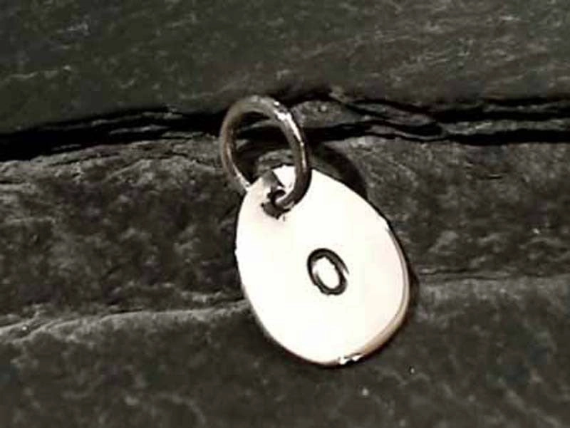 Luxury Set Chic Mood Sterling Silver Letter "O" Charm