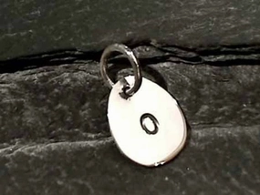 Luxury Set Chic Mood Sterling Silver Letter "O" Charm