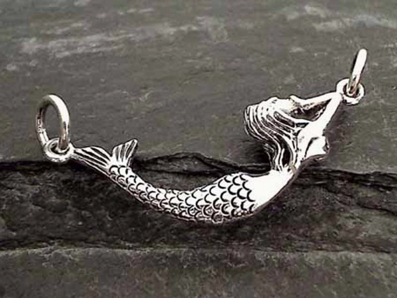 Sterling Silver Mermaid Pendant Sophisticated Edge Layering Game
