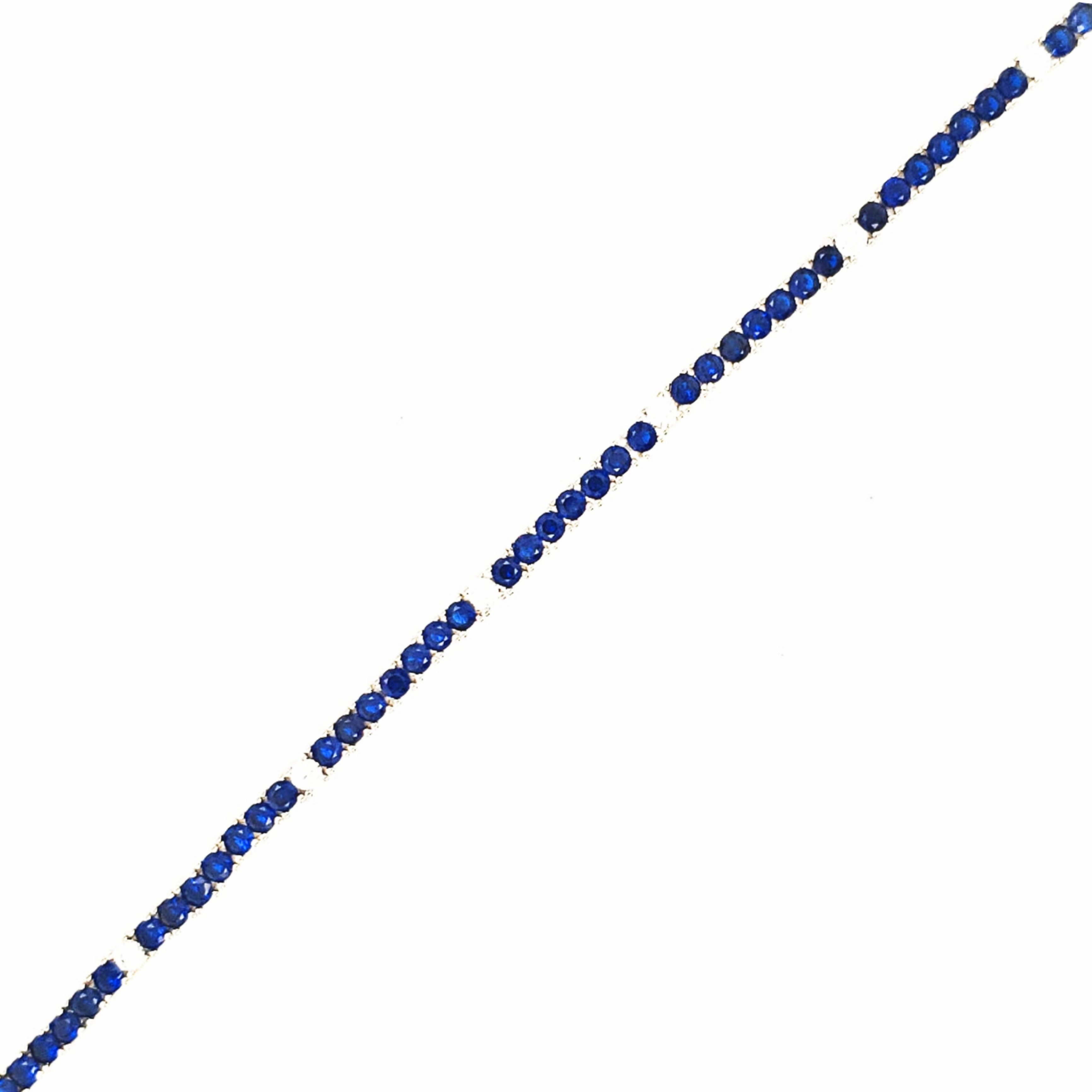 Clean Vibe Sterling Silver Ruby, Emerald, and Sapphire Colored CZ Stone Adjustable Tennis Bracelets