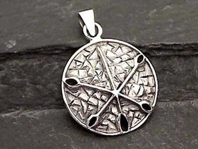 Romantic Touch Sterling Silver Sand Dollar Pendant