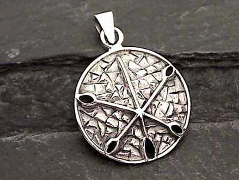 Romantic Touch Sterling Silver Sand Dollar Pendant