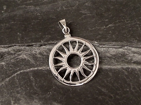Sterling Silver Sun Pendant Allure Form