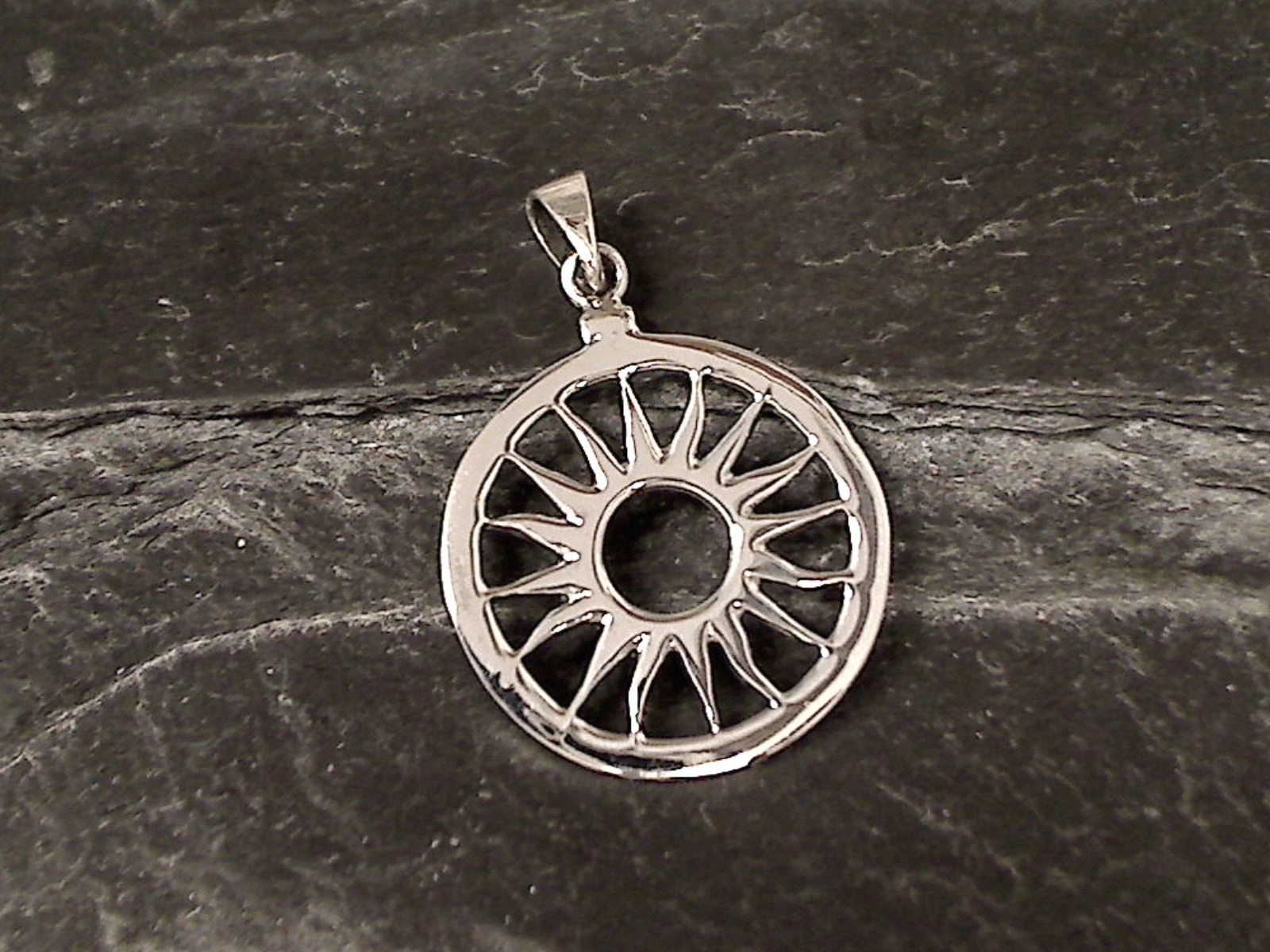 Sterling Silver Sun Pendant Allure Form