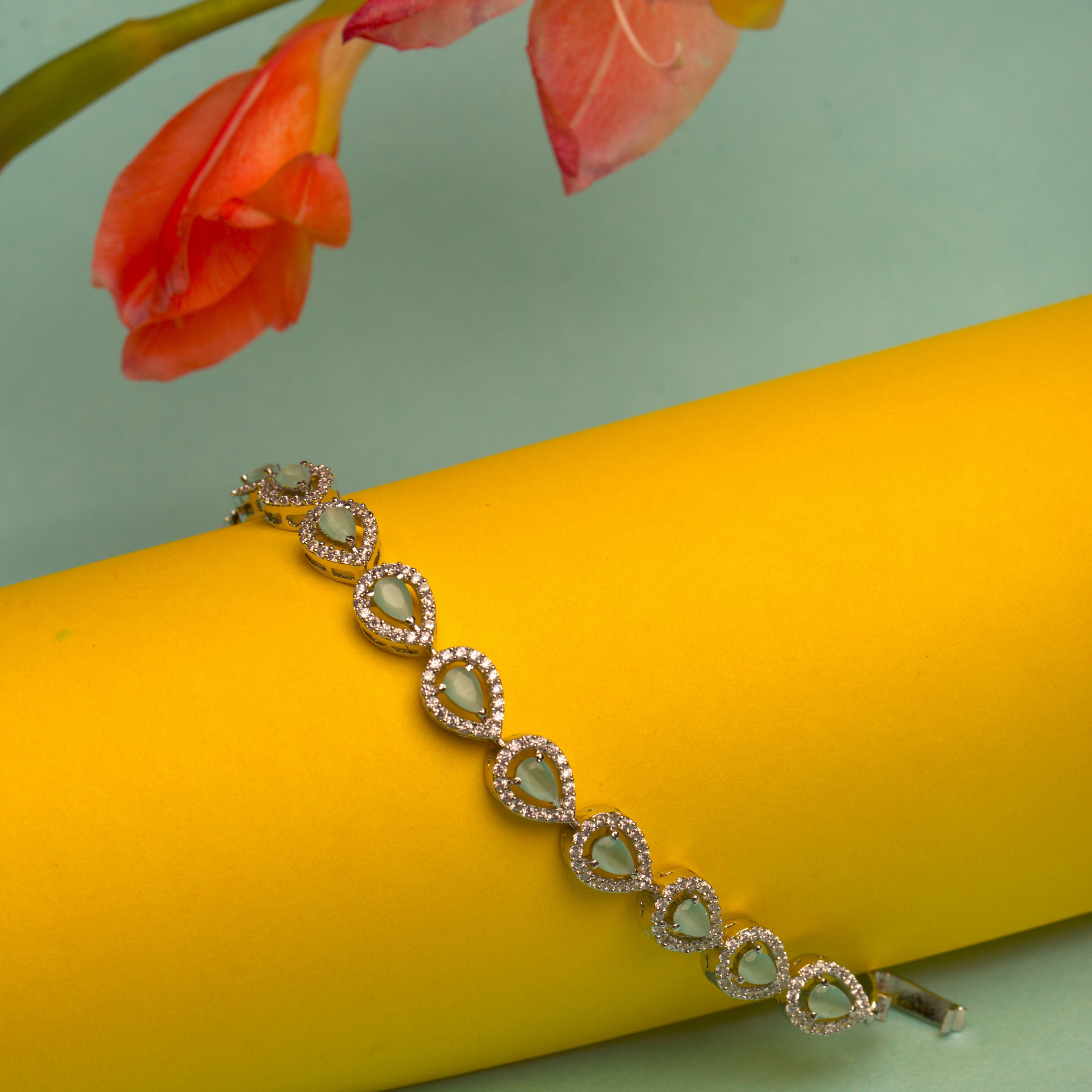 Angelic Amalgamations Premier pear flex bracelet