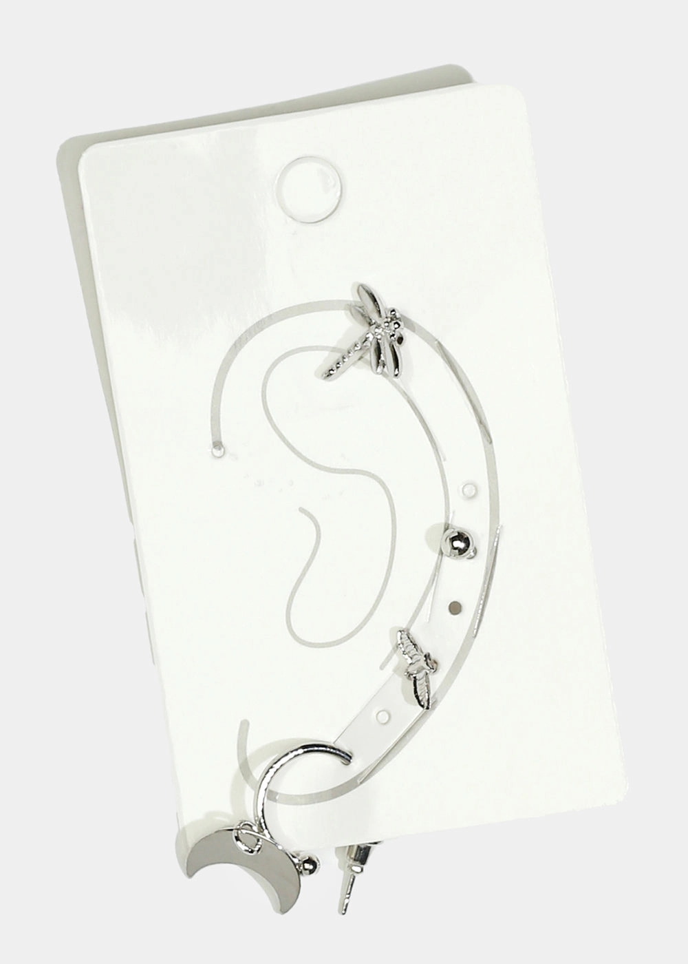 Luxe Lookbook 4-Piece Insect & Moon Earrings