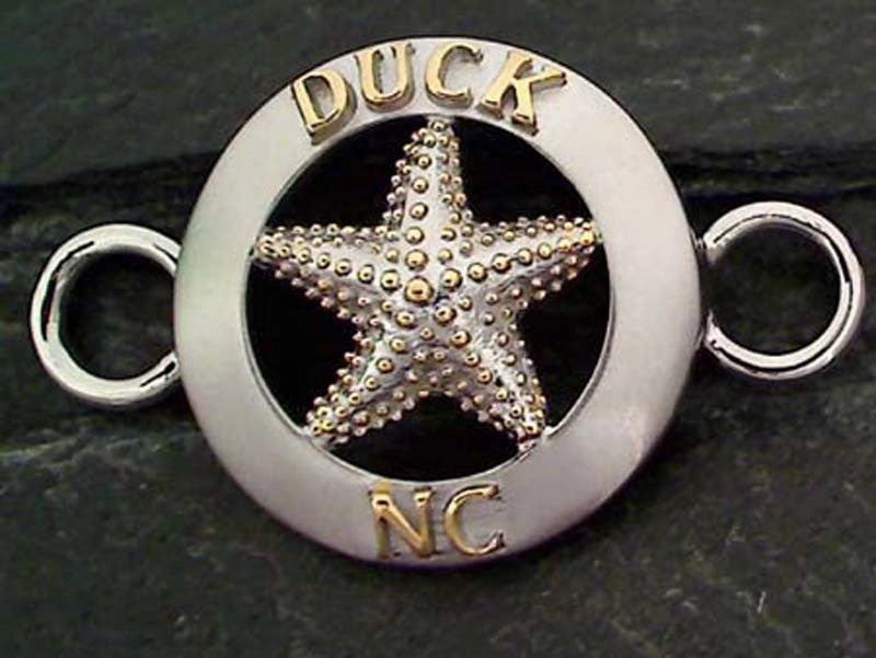 Shimmer Detail Shimmer Light Duck, NC Topper - Starfish